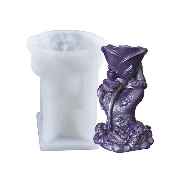 DIY Silicone Statue Candle Holder Molds