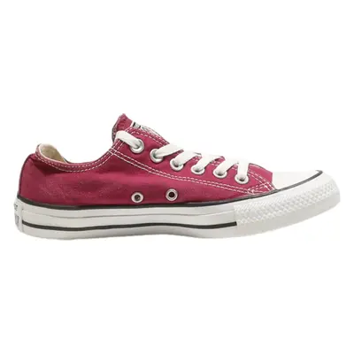 CONVERSE Chuck Taylor All Star Low Top Trainers Maroon Canvas Womens UK 4.5