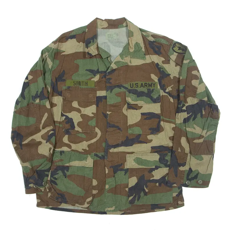 Woodland US Army Combat Green Military Jacket M