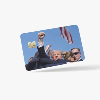 Tmp Never back down never what ? credit card cover