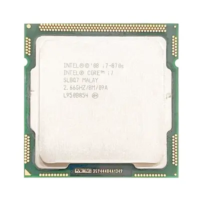 BV80605004494AB Intel Core i7-870S Quad-Core 2.66GHz 2.50GT/s DMI 8MB L3 Cache Socket LGA1156 Processor