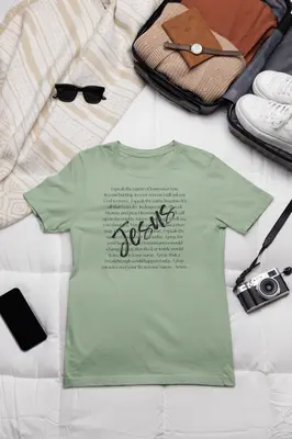 In Jesus' Name Prayer Tee