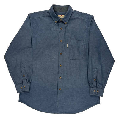 Woolrich Shirt - Large Blue Cotton