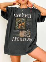 Women's Vintage Graphic Round Neck Tee, Casual Short Sleeve T-shirt for Spring & Fall, Women's Top for Daily Wear
