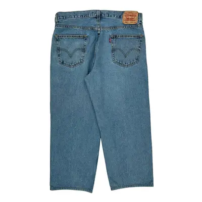 Relaxed Fit 550 Levis Jeans - 34W 25L Blue Cotton