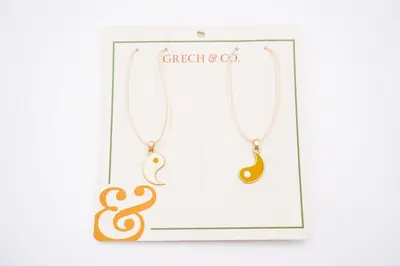 Kid's friendship necklace - Ying Yang