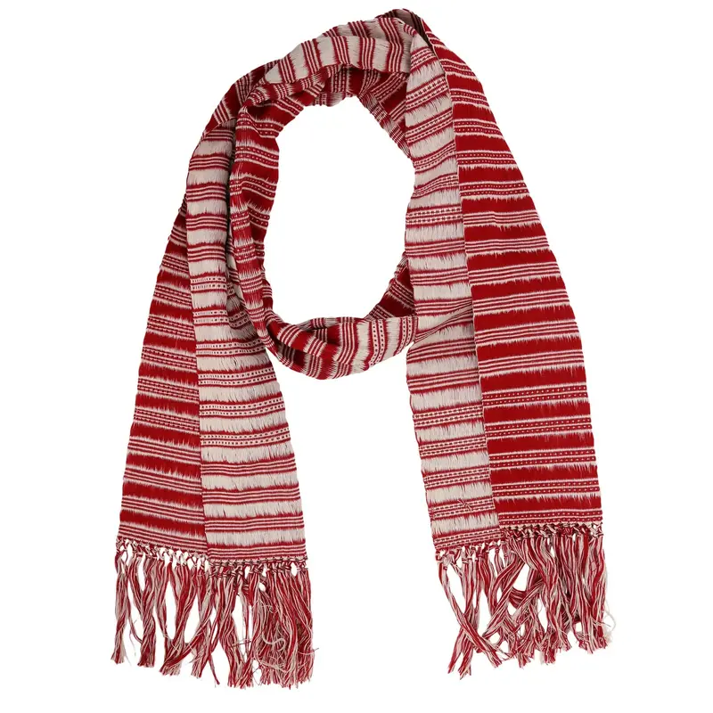 Chuwila Woven Cotton Scarf - Blue
