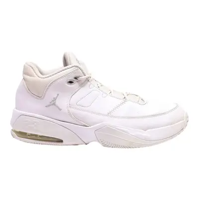 AIR JORDAN High Top Trainers White Leather Mens UK 7.5