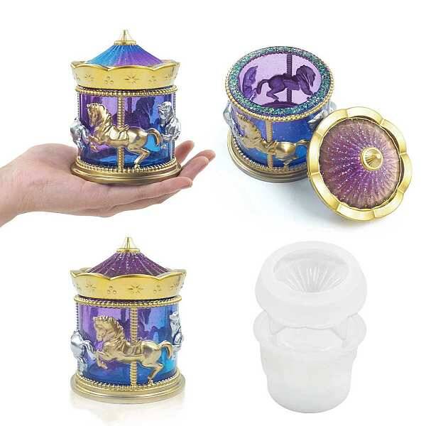 DIY Food Grade Silicone Merry-Go-Round Storage Molds
