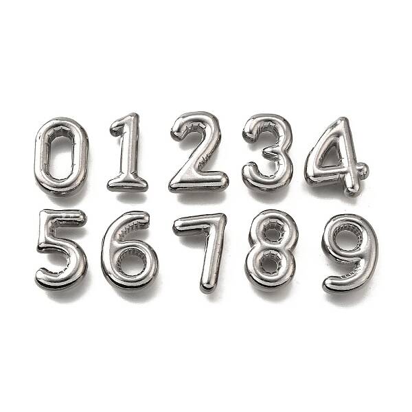 10Pcs 10 Styles 304 Stainless Steel Figure Pendants
