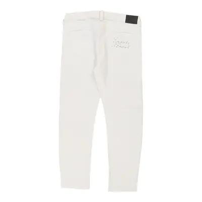 New Cameron Emporio Armani Jeans - 32W UK 10 White Cotton | Size: UK 10