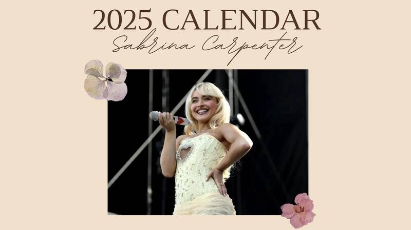Sabrina Carpenter 2025 Calendar