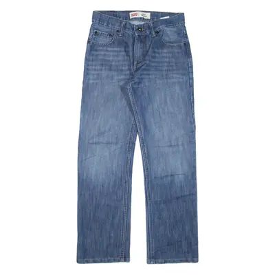 LEVI'S 514 Boys Jeans Blue Regular Straight W27 L27