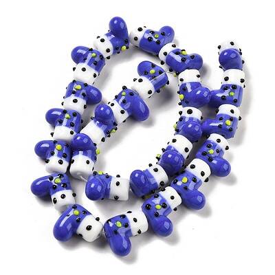 Handmade Lampwork Bumpy Beads Strands