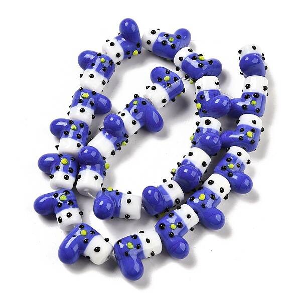 Handmade Lampwork Bumpy Beads Strands