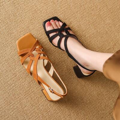 CHIKO Jawad Open Toe Block Heels Heeled Sandals