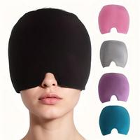 Cooling gel Ice pack cap hot and cold headgear Relieve Migraine Relief  cap, Stretchable Headgear for Cold & Hot, Unscented, ...