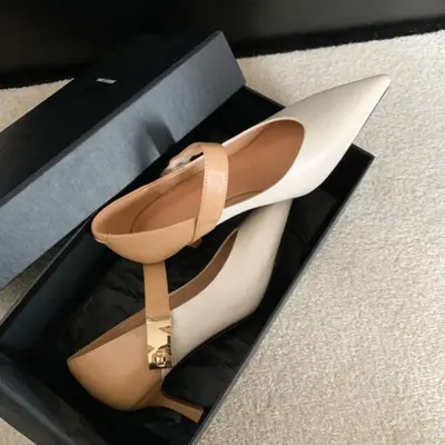 CHIKO Dahlia Pointy Toe Block Heels Mary Jane Shoes