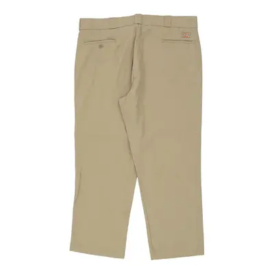 874 Dickies Trousers - 40W 29L Beige Cotton Blend