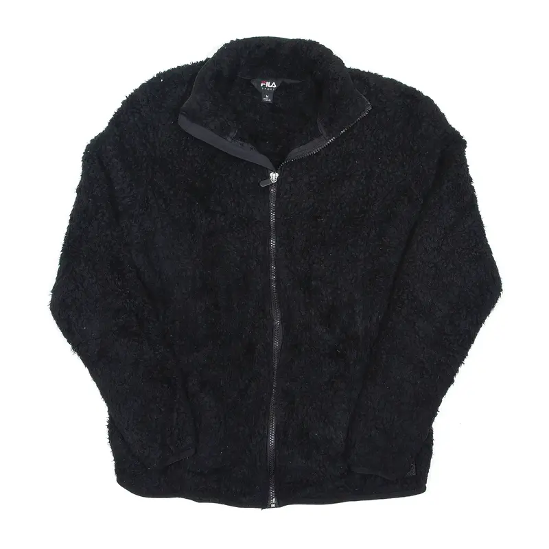 FILA Jacket Black Fleece Womens M