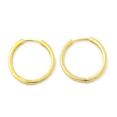 Brass Hoop Earrings