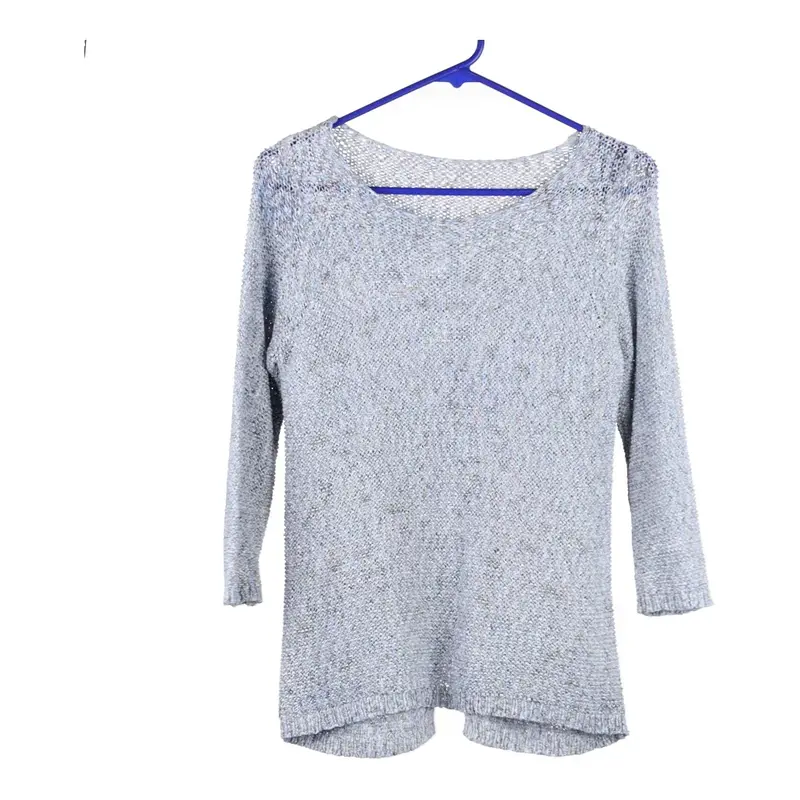 Unbranded Patterned Shirt - Large Blue Polyester