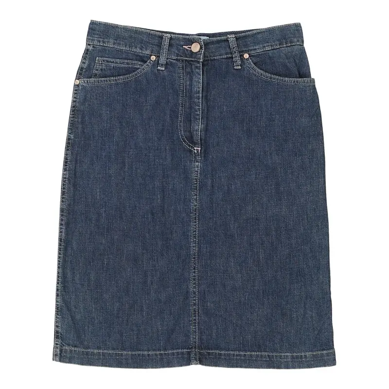 In Sport Mini Denim Skirt - 30W UK 10 Blue Cotton