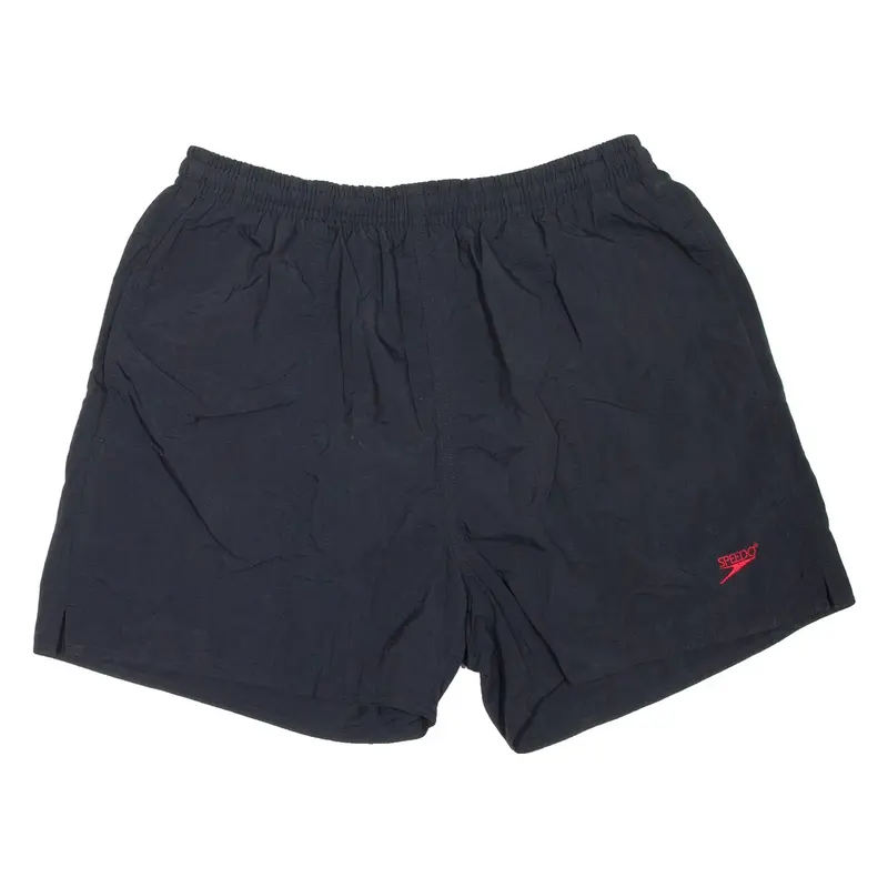 SPEEDO Mens Swimming Shorts Black 90s XL W30