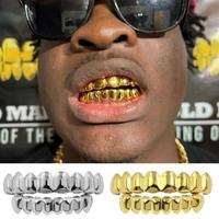 2PCS/SET Unisex Teeth Grills Set: The Perfect Punk-Style Accessory for Men's Body Jewelry