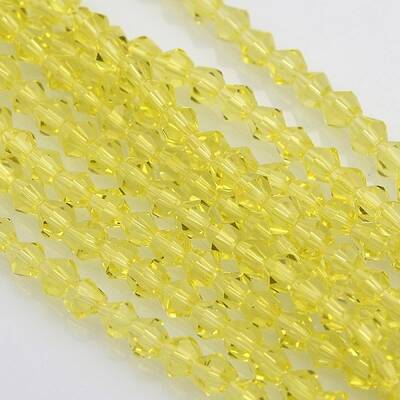 Bicone Glass Beads Strands