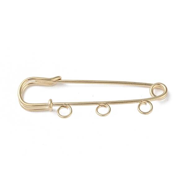 Rack Plating Iron Brooch Findings
