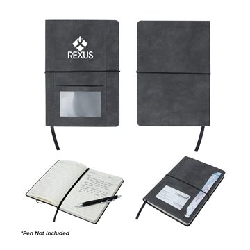 25 Promotional Hayward Junior Size Journal - Leatherette & Elastic ...