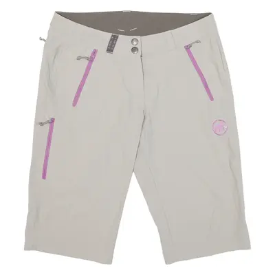 MAMMUT Womens Casual Shorts Beige UK 14 W33