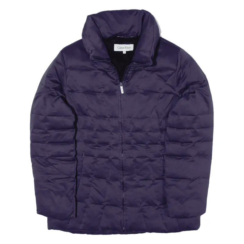 CALVIN KLEIN Puffer Jacket Blue Womens S