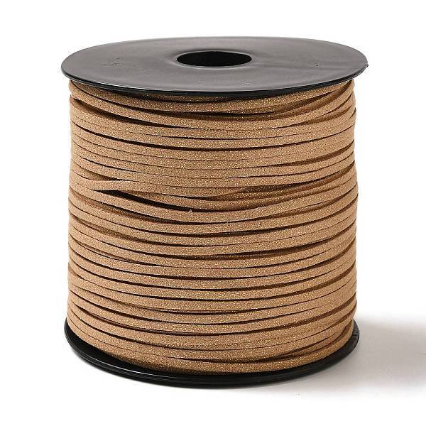 Glitter Powder Faux Suede Cord