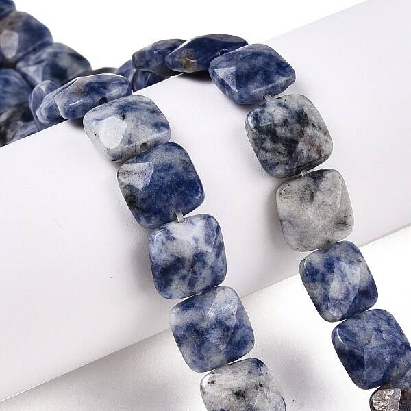 Natural Blue Spot Jasper Beads Strands