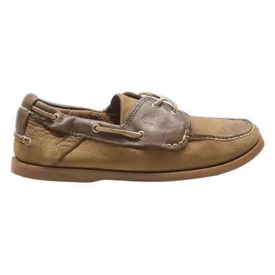 TIMBERLAND Boat Shoes Brown Leather Mens UK 10