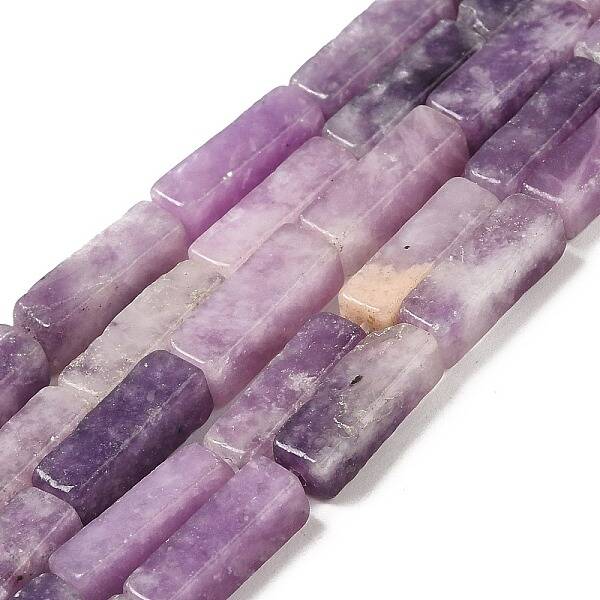 Natural Lepidolite/Purple Mica Stone Beads Strands