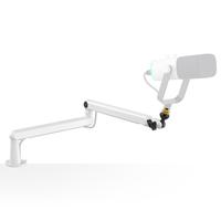 FIFINE Low Profile Podcast Microphone Stand, BM88W Gaming Mic Boom Arm with Desk Mount, Cable Channels Management, Adjustable...