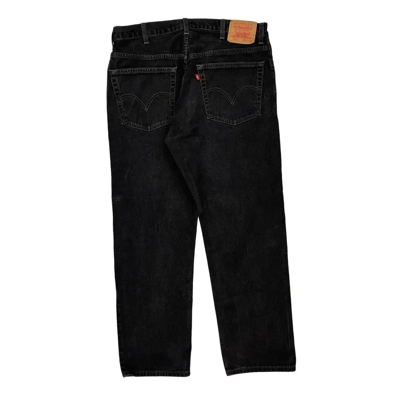 505 Levis Jeans - 36W 30L Black Cotton
