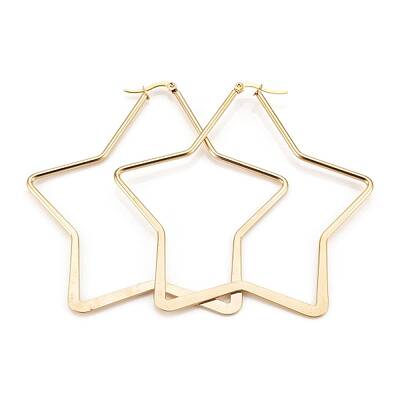 304 Stainless Steel Hoop Earrings