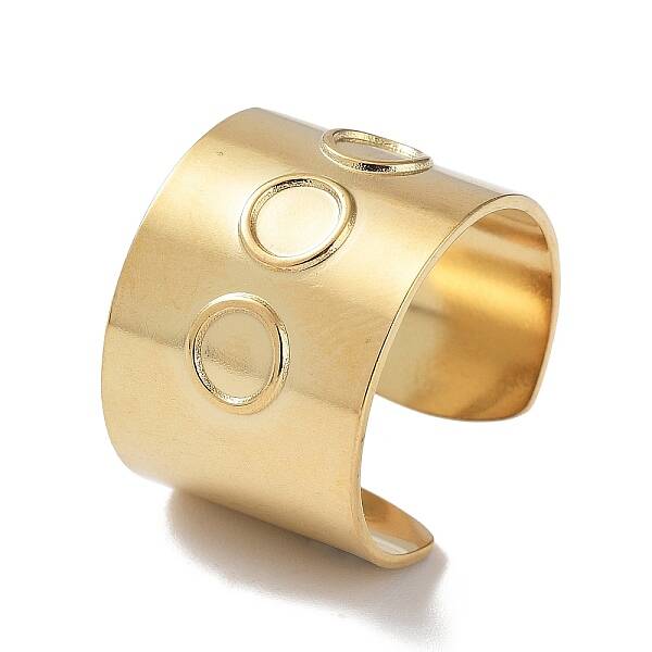 304 Stainless Steel Open Cuff Ring Components
