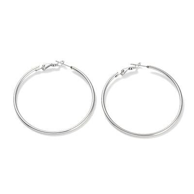 Non-Tarnish Ring 304 Stainless Steel Hoop Earrings for Women Men