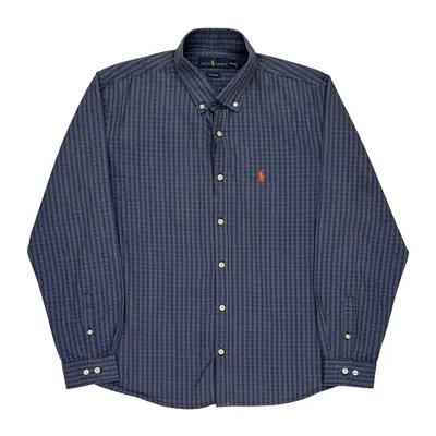 Ralph Lauren Checked Shirt - 2XL Blue Cotton | Size: xx-large