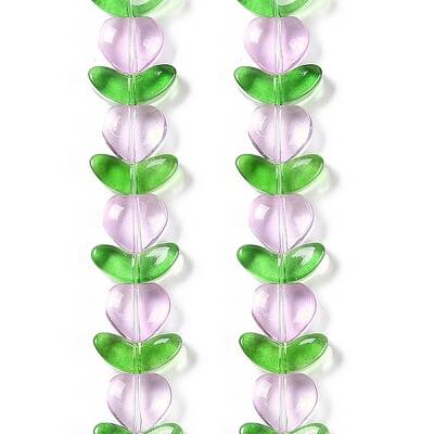 Transparent Glass Beads Strands