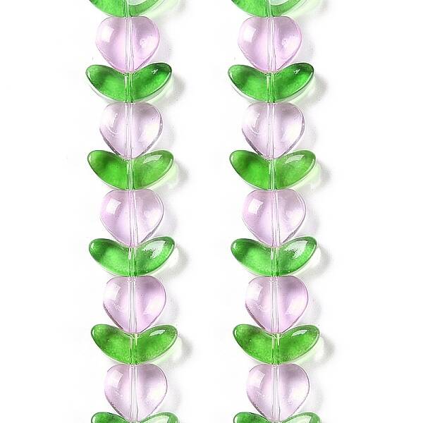 Transparent Glass Beads Strands