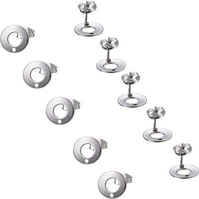 304 Stainless Steel Stud Earring Findings