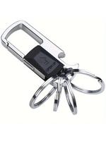 Metal Keychain with Detachable Key Rings, Keychain for Car Keys, Bottle Opener Stainless Steel Keychain, Creative Gift for Me...
