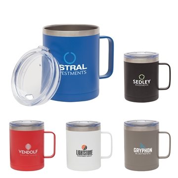 24 Customized Camper 14 oz Double Wall, Vacuum Mug w/ Copper ...