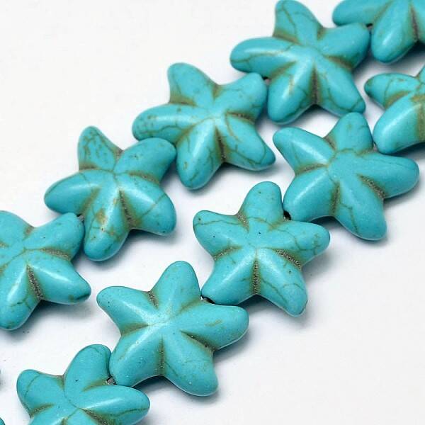 Synthetic Turquoise Bead Strands